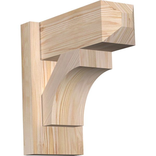 Ekena Millwork Westlake Craftsman Smooth Outlooker, Douglas Fir, 5 1/2"W x 12"D x 12"H OUT06X12X12WTL04SDF - main